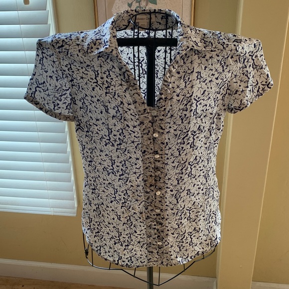 Coldwater Creek Floral Short Sleeve Blouse - Picture 2 of 6